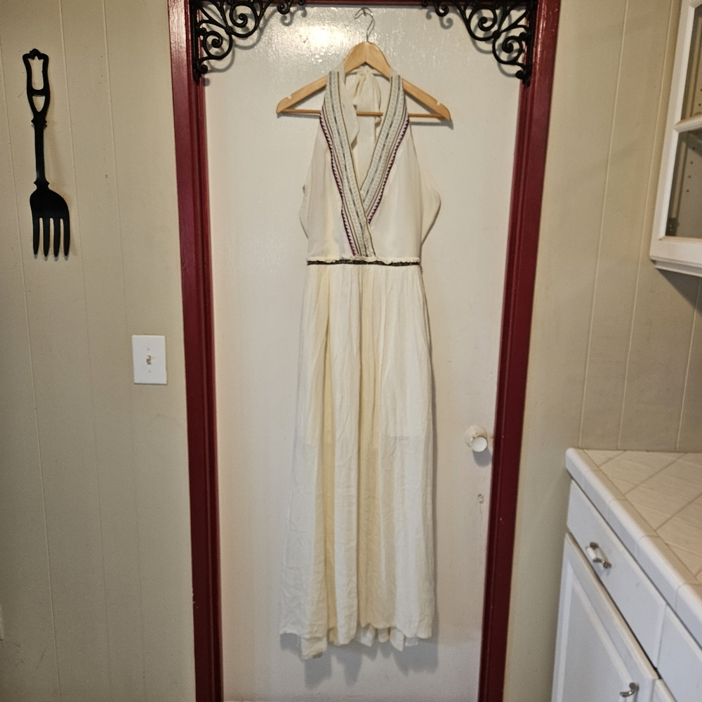 ALYA Halter Maxi Dress